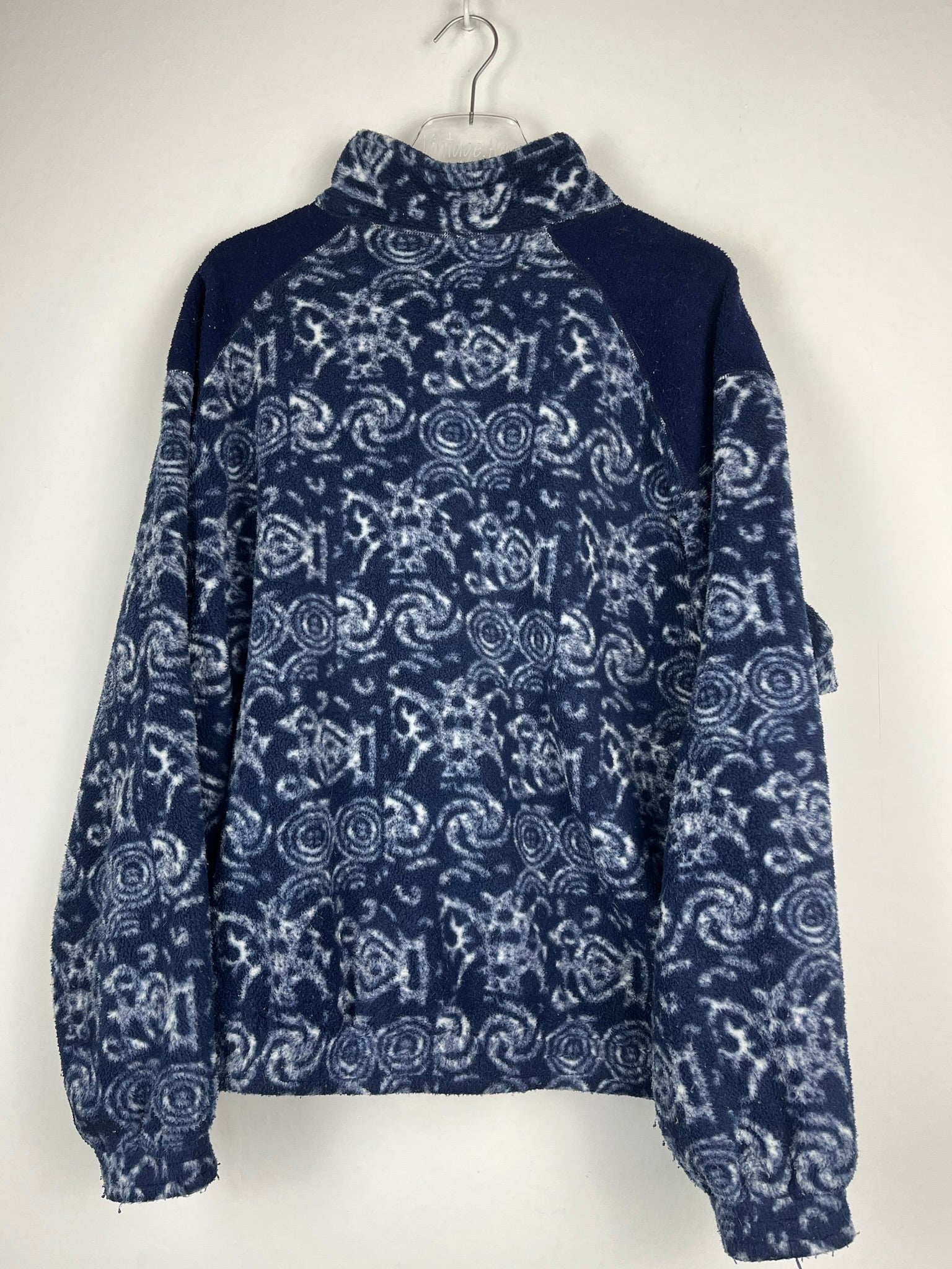 Vintage Fleece Sweatshirtjacke (L)