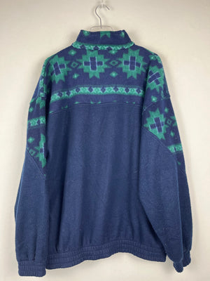 Vintage Fleece Half-Zip Sweater (XL)