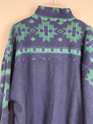 Vintage Fleece Half-Zip Sweater (XL)