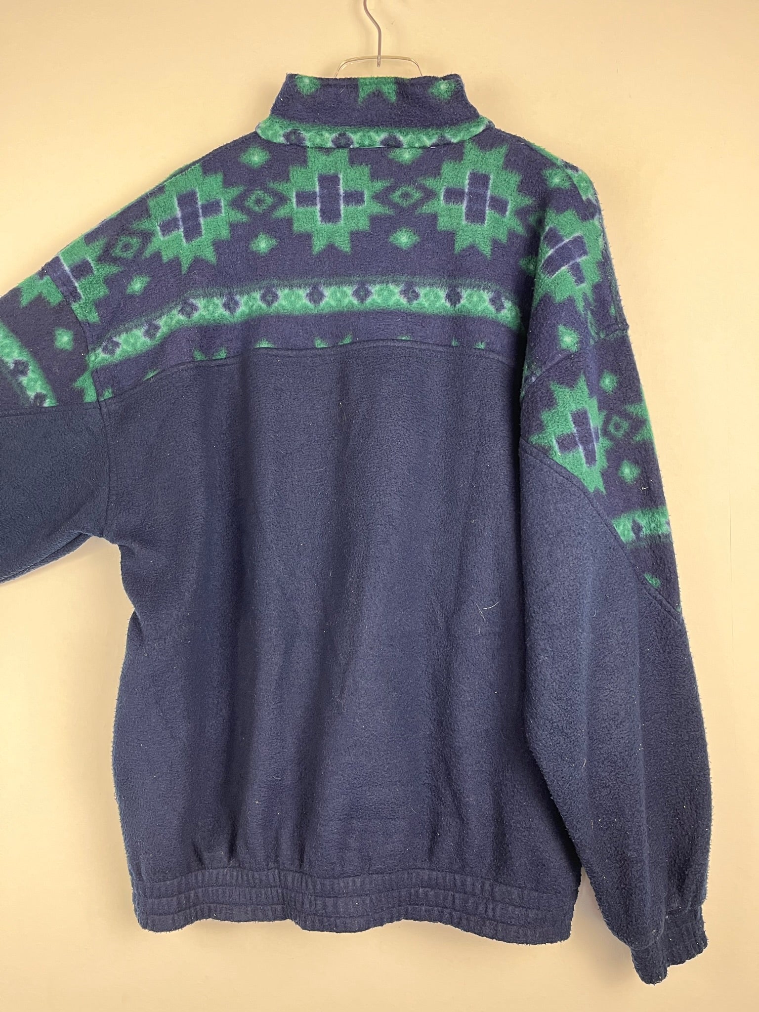 Vintage Fleece Half-Zip Sweater (XL)