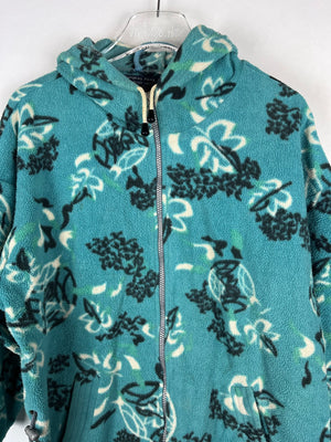 Vintage Fleece Sweatshirtjacke (L)