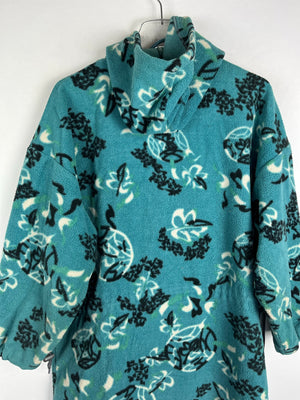 Vintage Fleece Sweatshirtjacke (L)