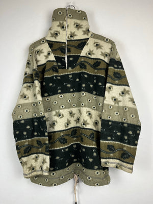 Vintage Fleece Half-Zip Sweater (L)