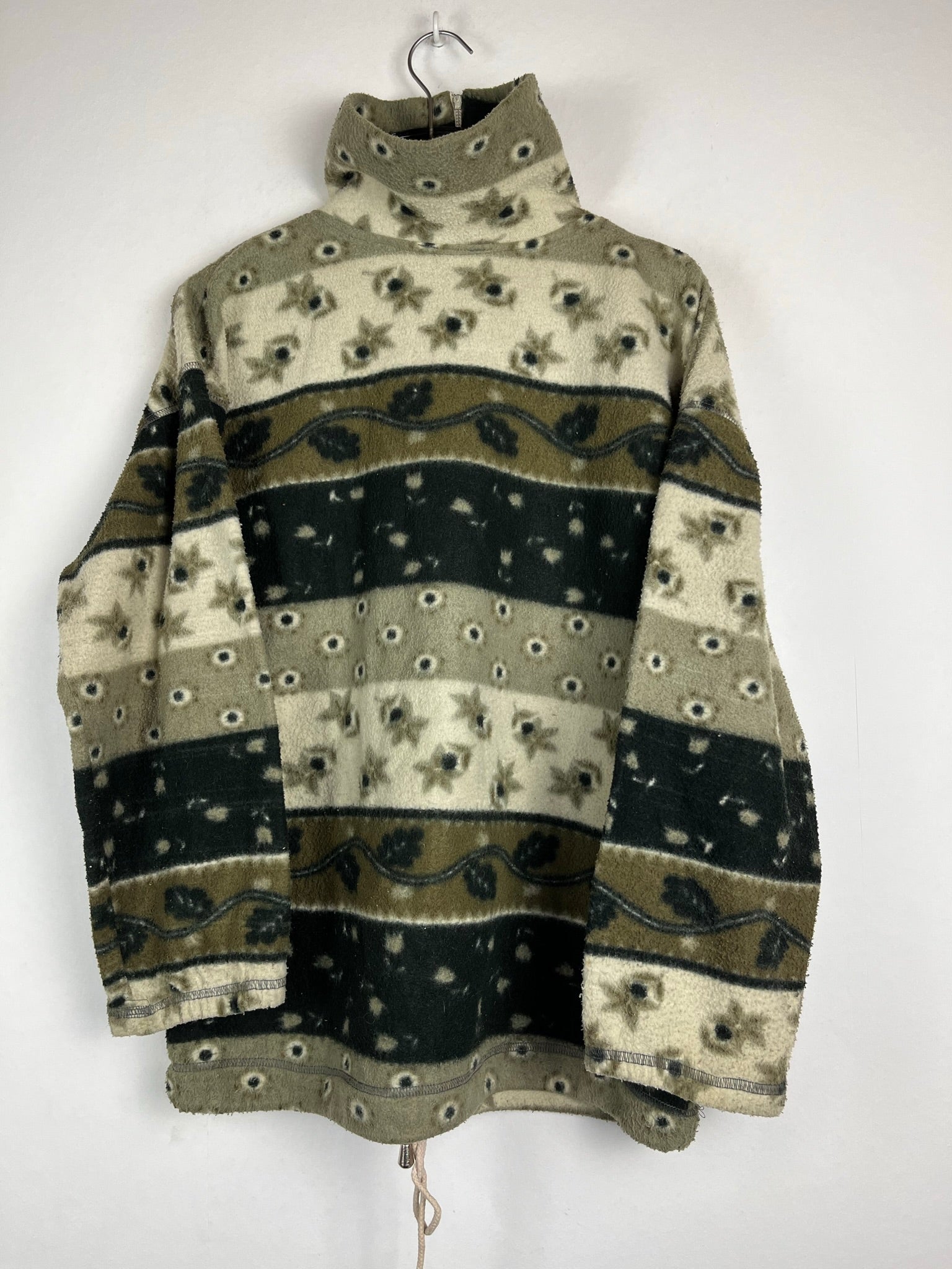 Vintage Fleece Half-Zip Sweater (L)