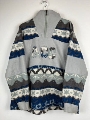 Vintage Fleece Half-Zip Sweater (L)