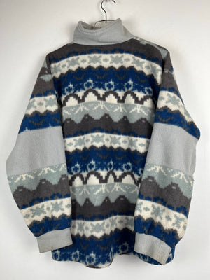 Vintage Fleece Half-Zip Sweater (L)