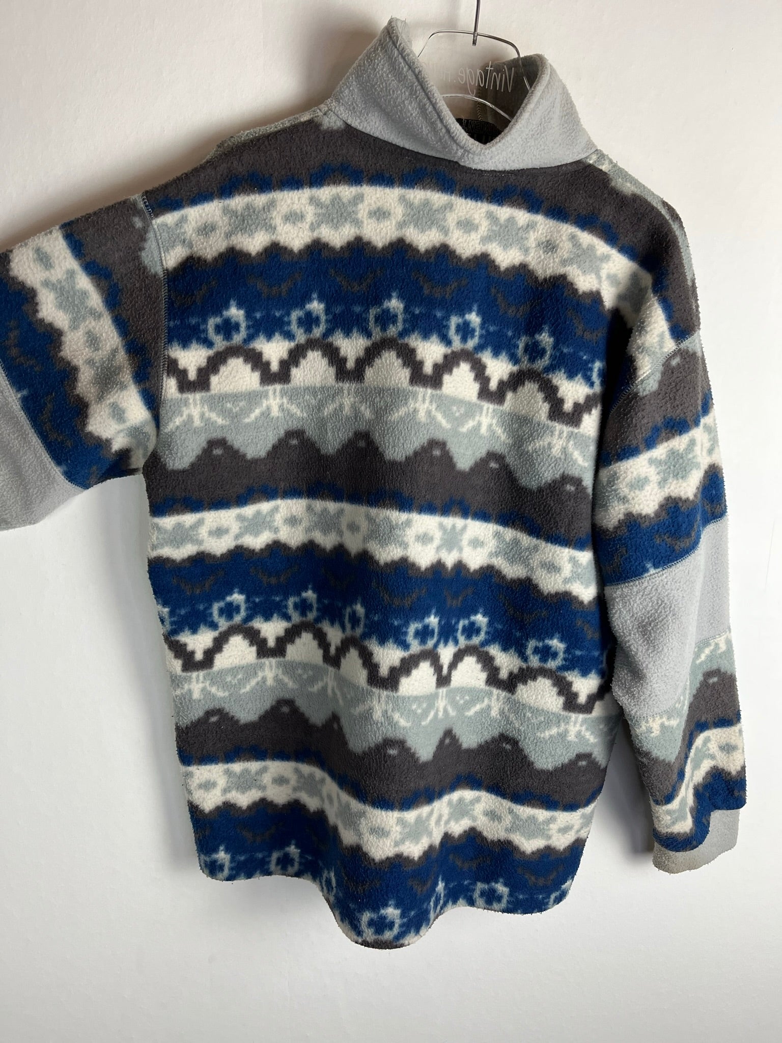 Vintage Fleece Half-Zip Sweater (L)