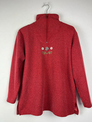 Vintage Fleece Half-Zip Sweater (M)