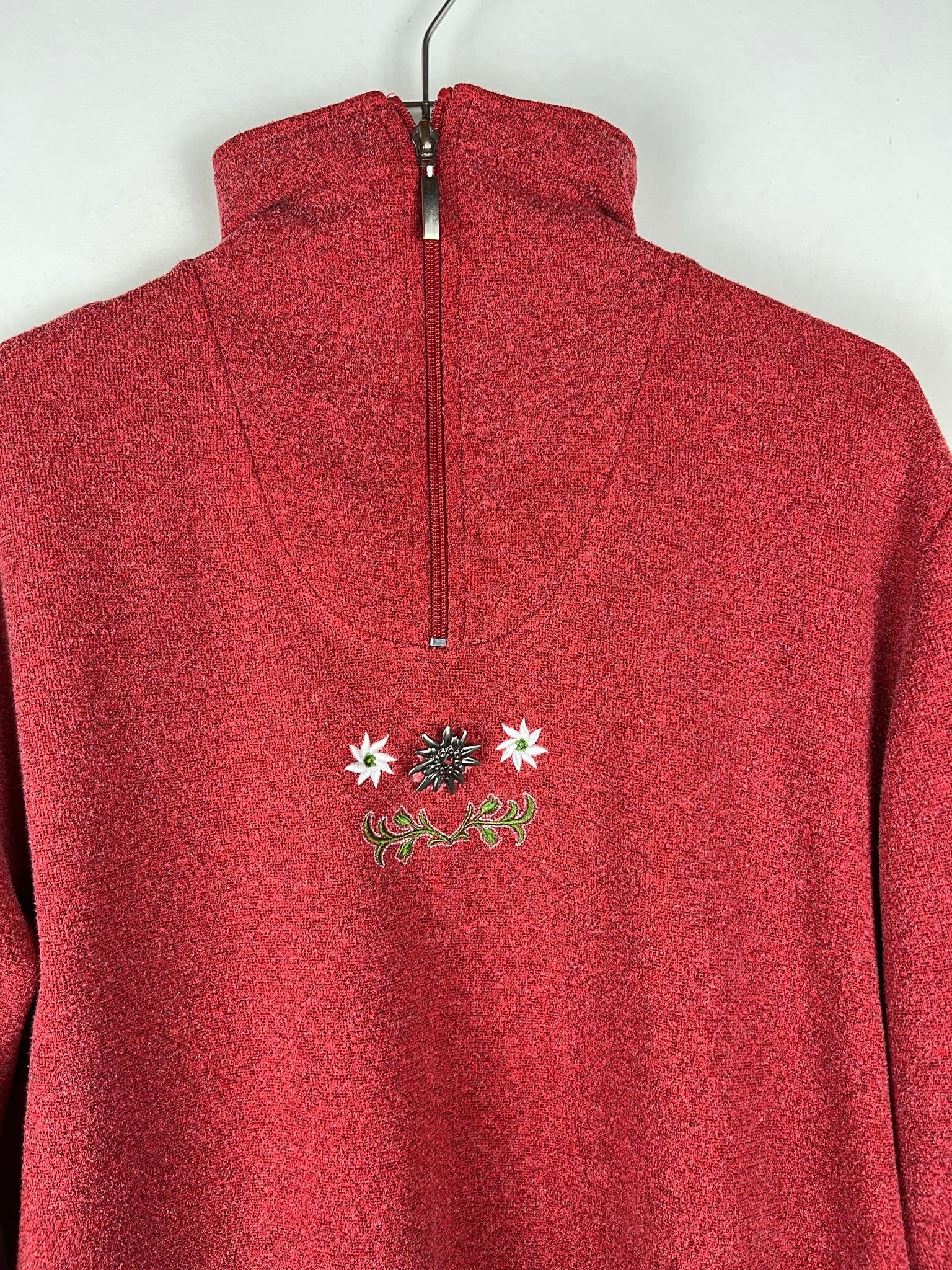 Vintage Fleece Half-Zip Sweater (M)