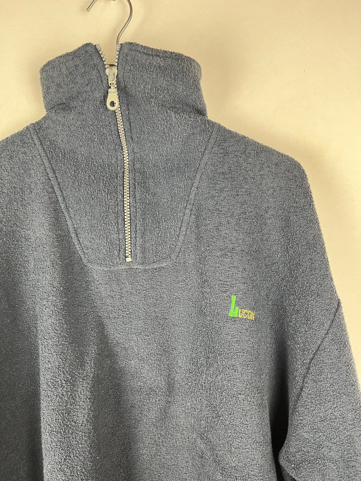 Vintage Fleece Half-Zip Sweater (XL)