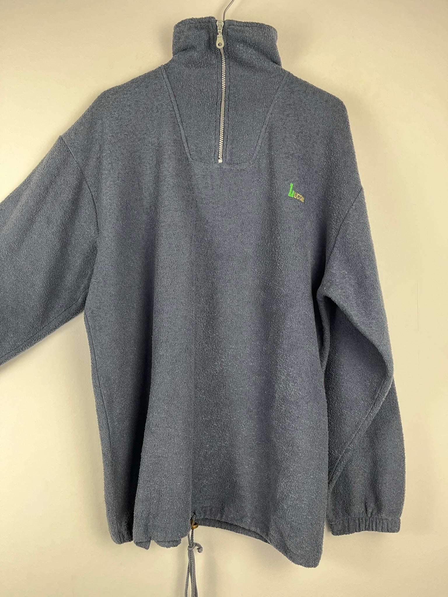 Vintage Fleece Half-Zip Sweater (XL)