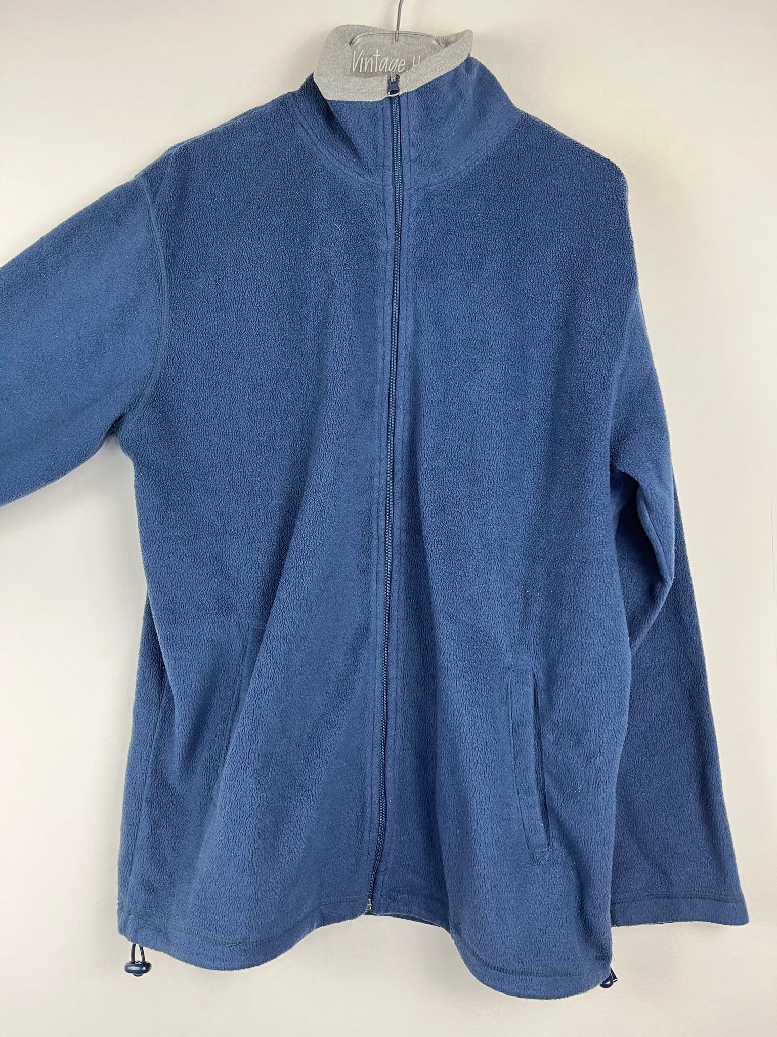 Vintage Fleece Sweatshirtjacke (M)