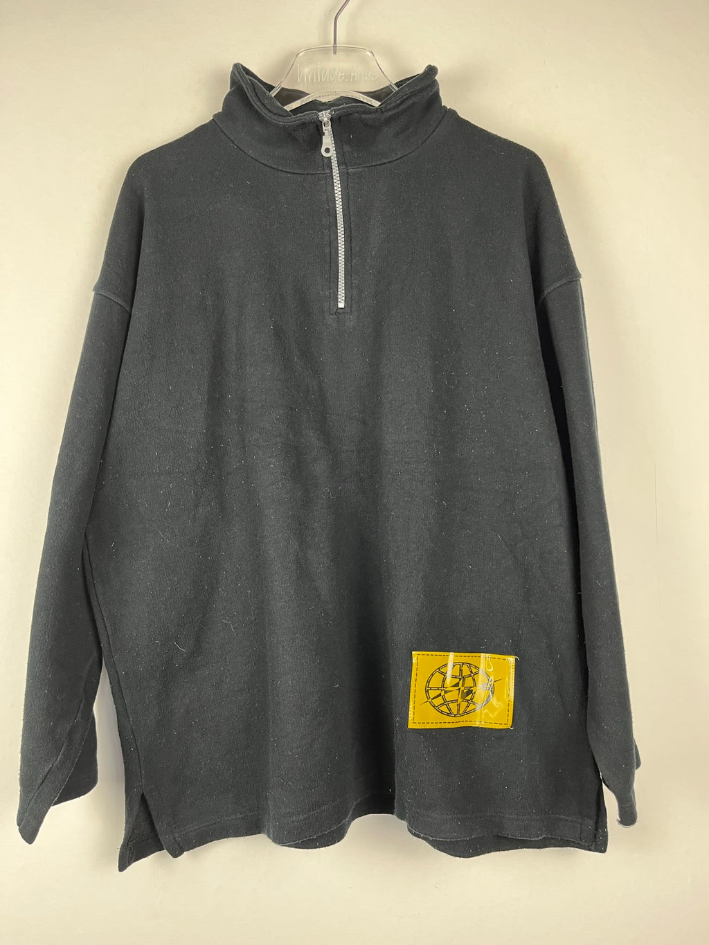 Vintage Fleece Half-Zip Sweater (L)