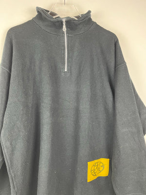 Vintage Fleece Half-Zip Sweater (L)