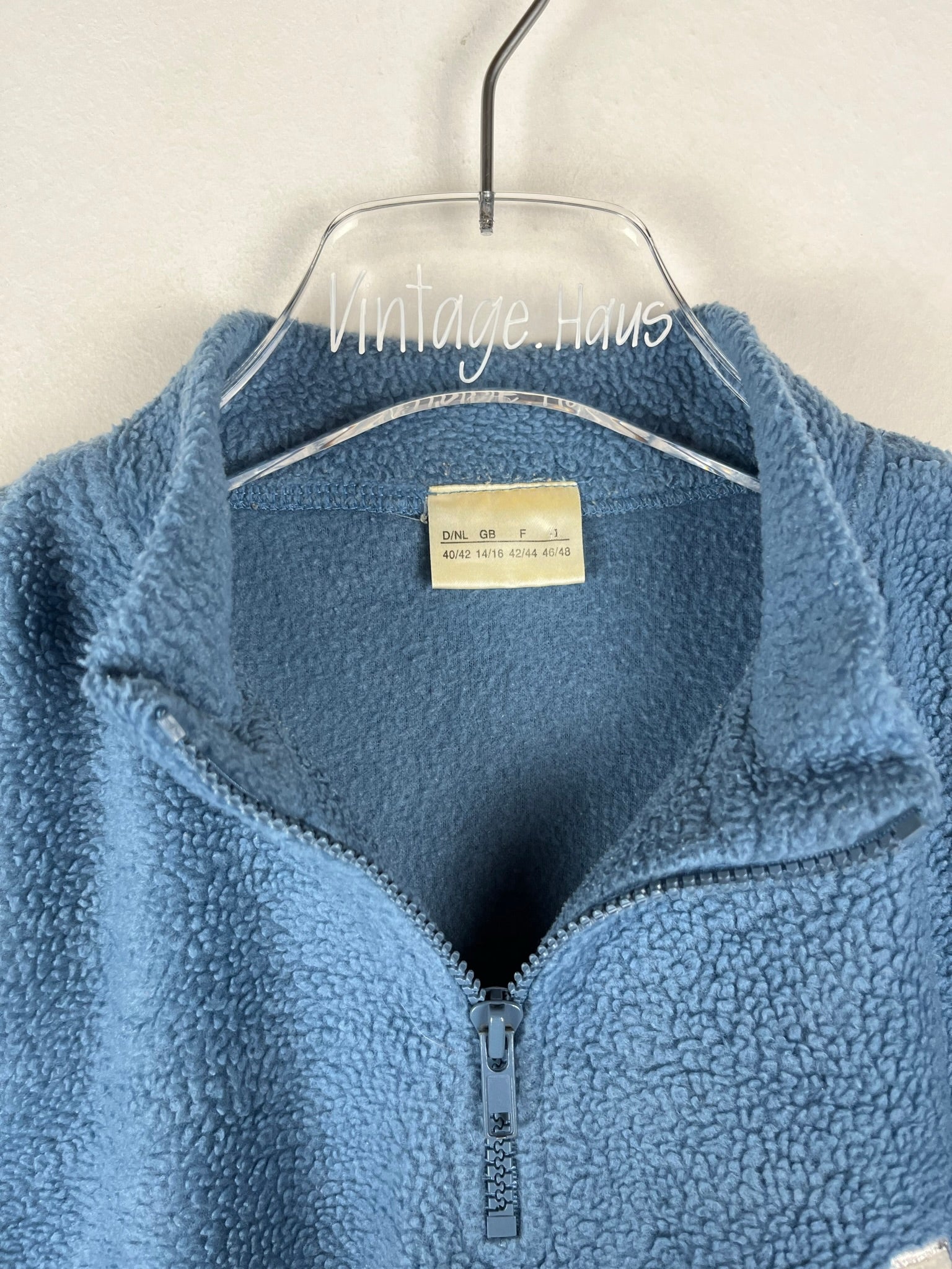 Vintage Fleece Half-Zip Sweater (L)