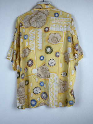 Vintage Crazy Pattern Hemd (L)