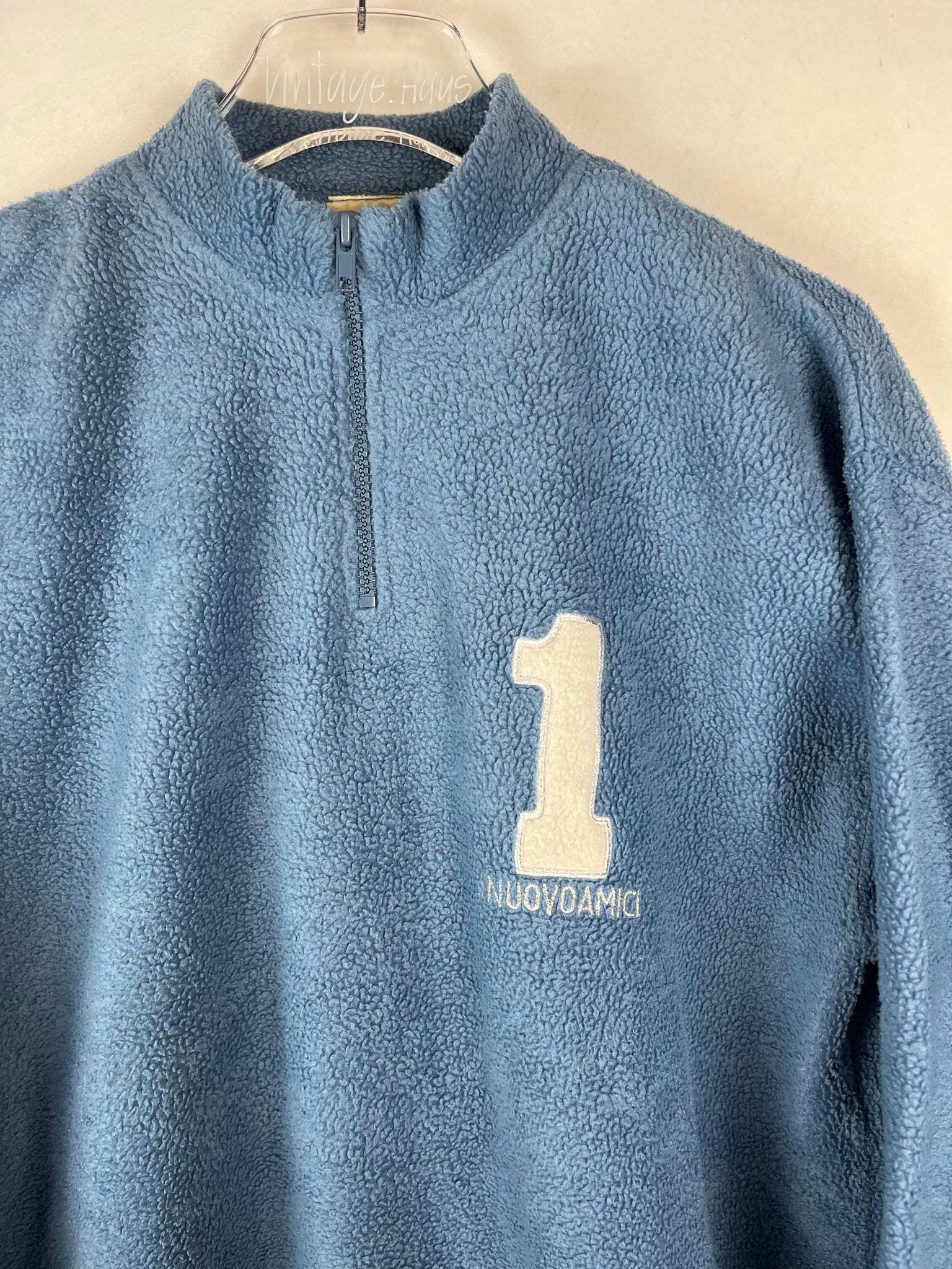 Vintage Fleece Half-Zip Sweater (L)