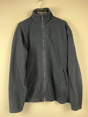 Vintage Fleece Sweatshirtjacke (L)