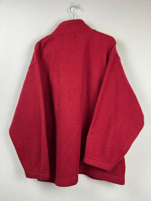 Vintage Fleece Half-Zip Sweater (XL)