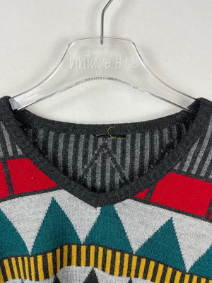 Vintage V-Neck Sweater (S)