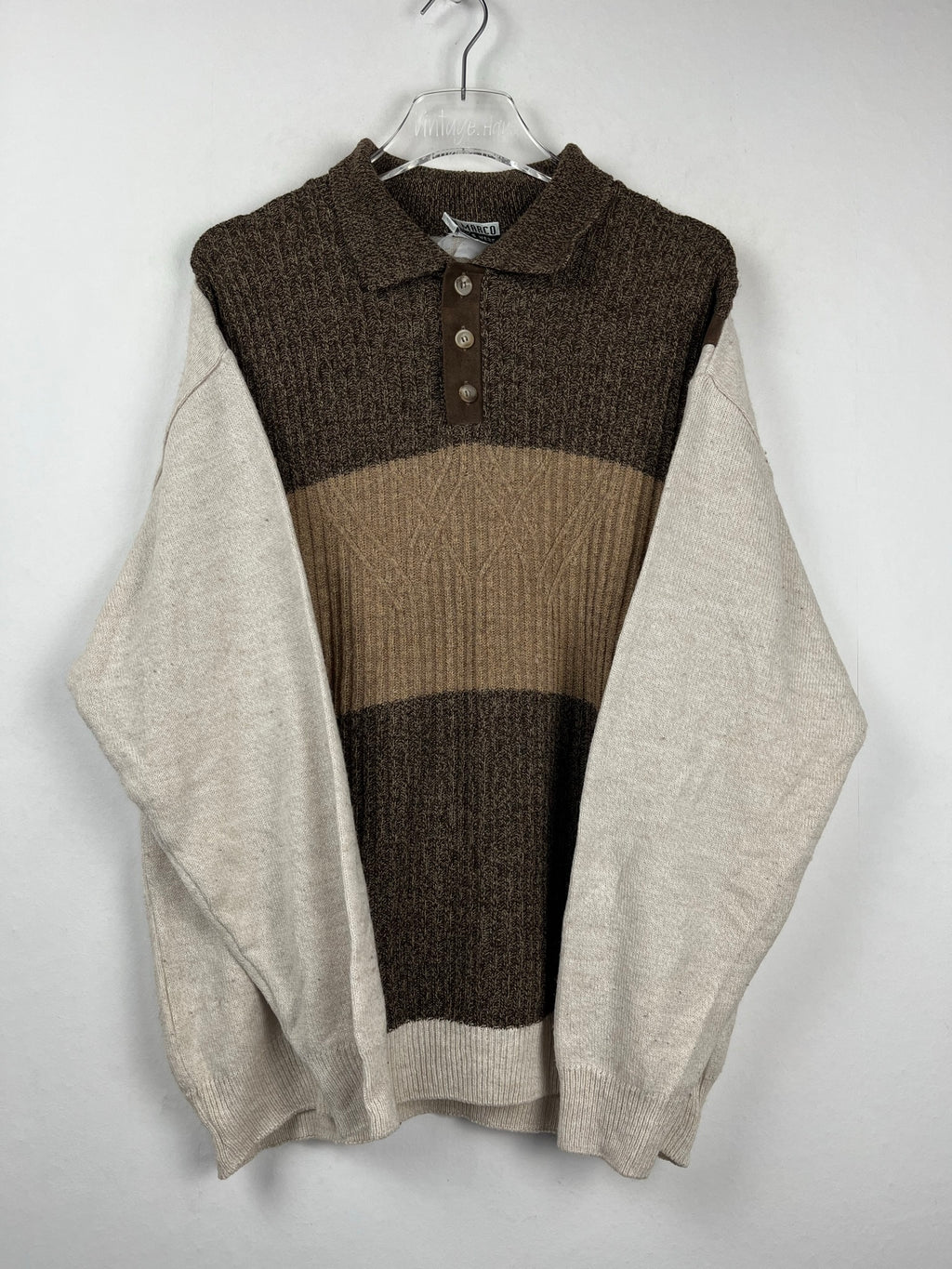 Vintage Half-Zip Sweater (L)