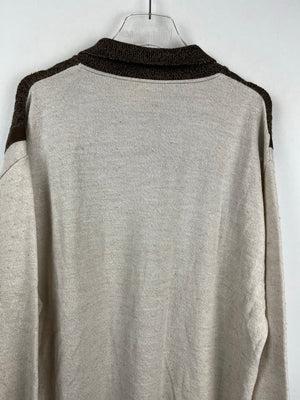 Vintage Half-Zip Sweater (L)