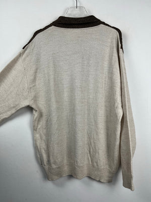 Vintage Half-Zip Sweater (L)