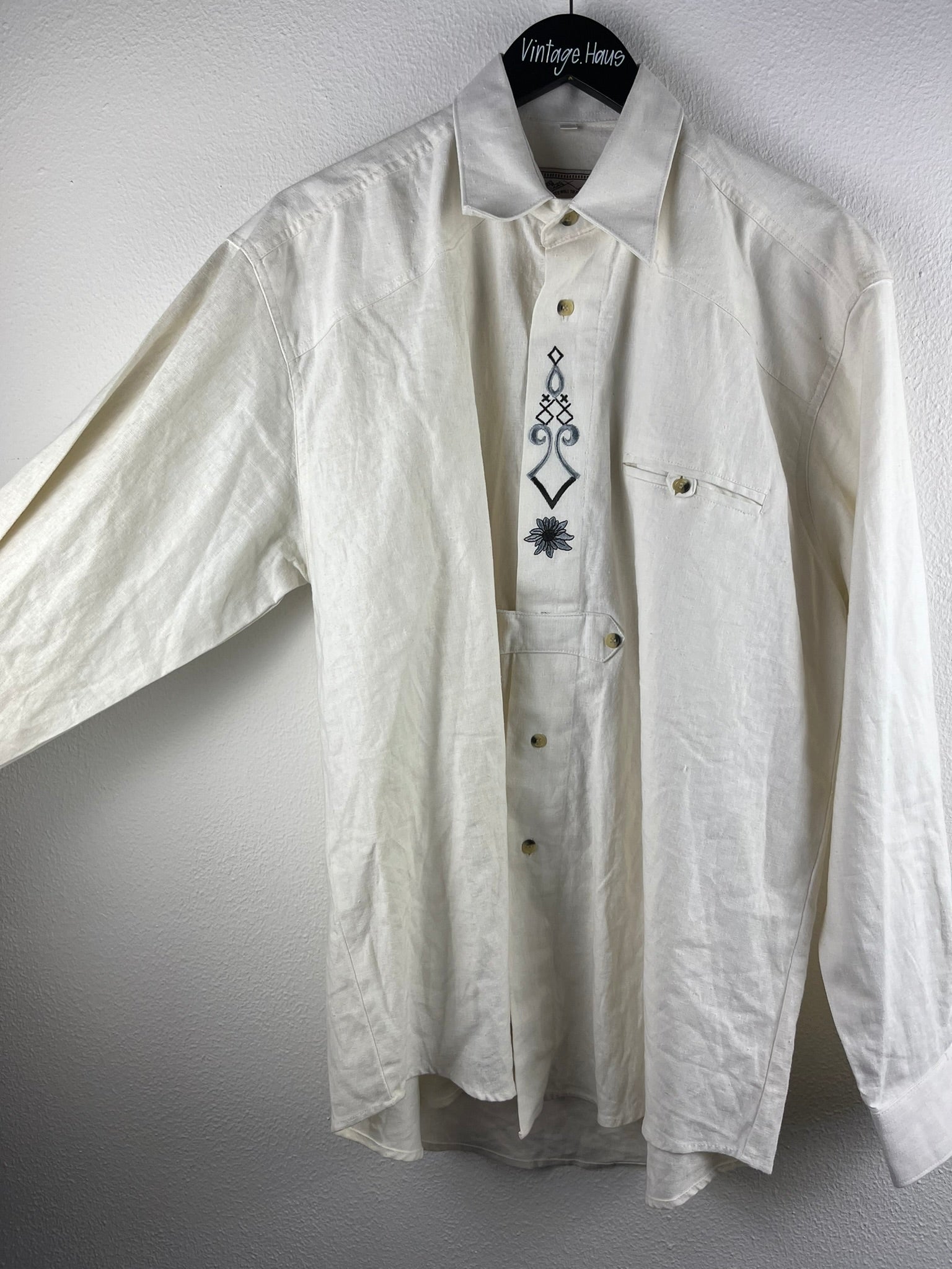 Vintage Leinen Hemd (L-XL)