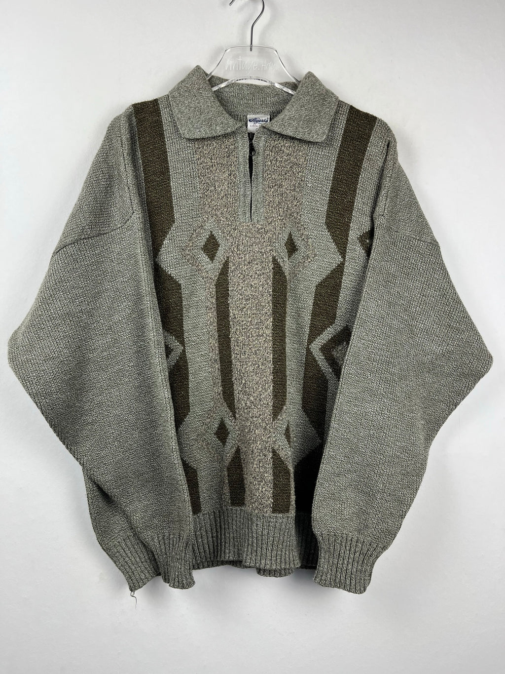 Vintage Half-Zip Sweater (L)