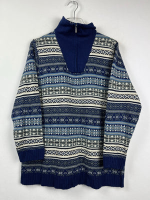 Vintage Half-Zip Sweater (M)