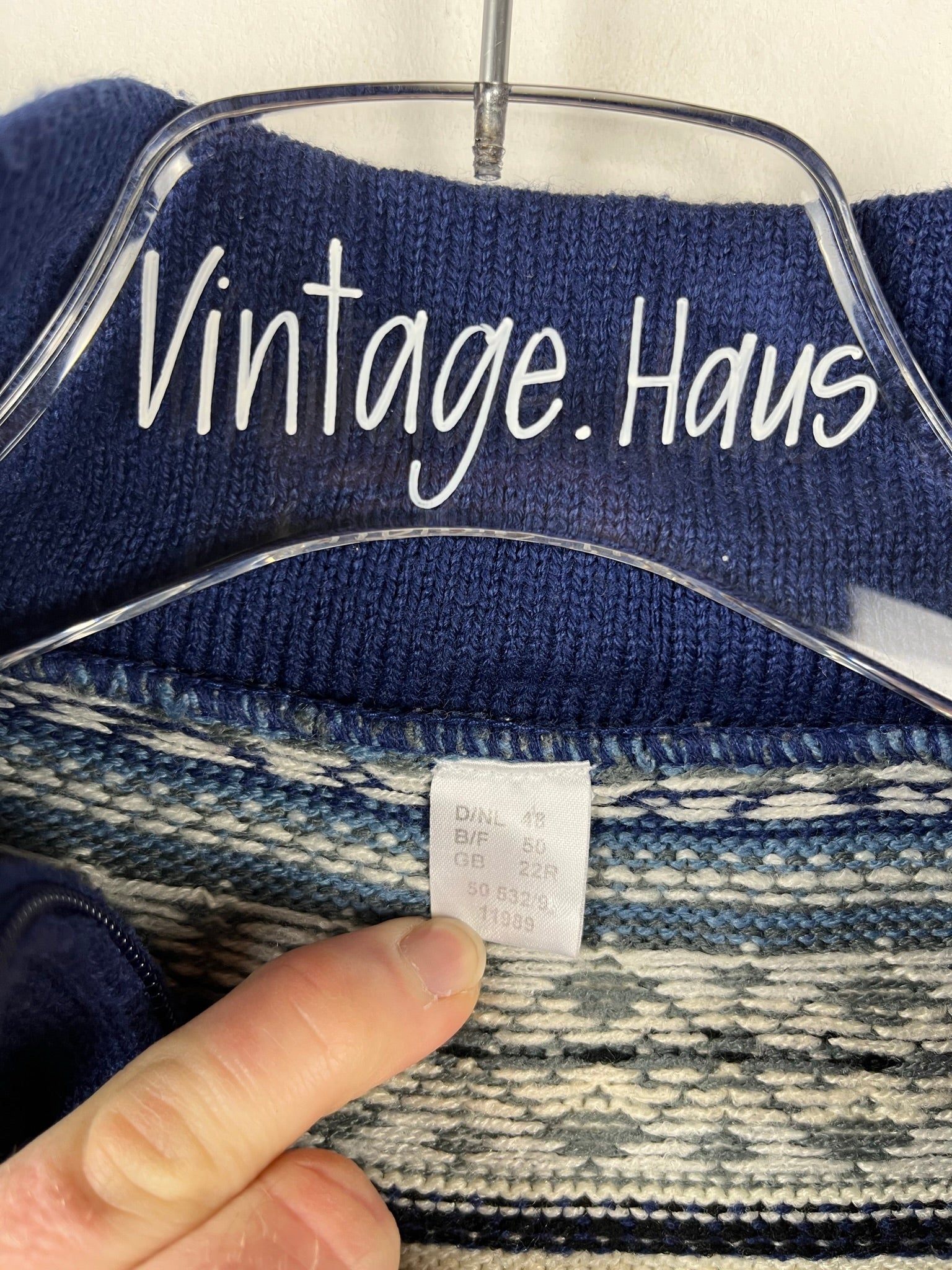 Vintage Half-Zip Sweater (M)