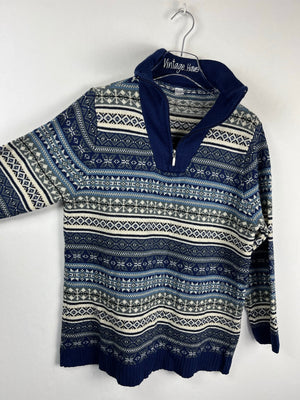 Vintage Half-Zip Sweater (M)