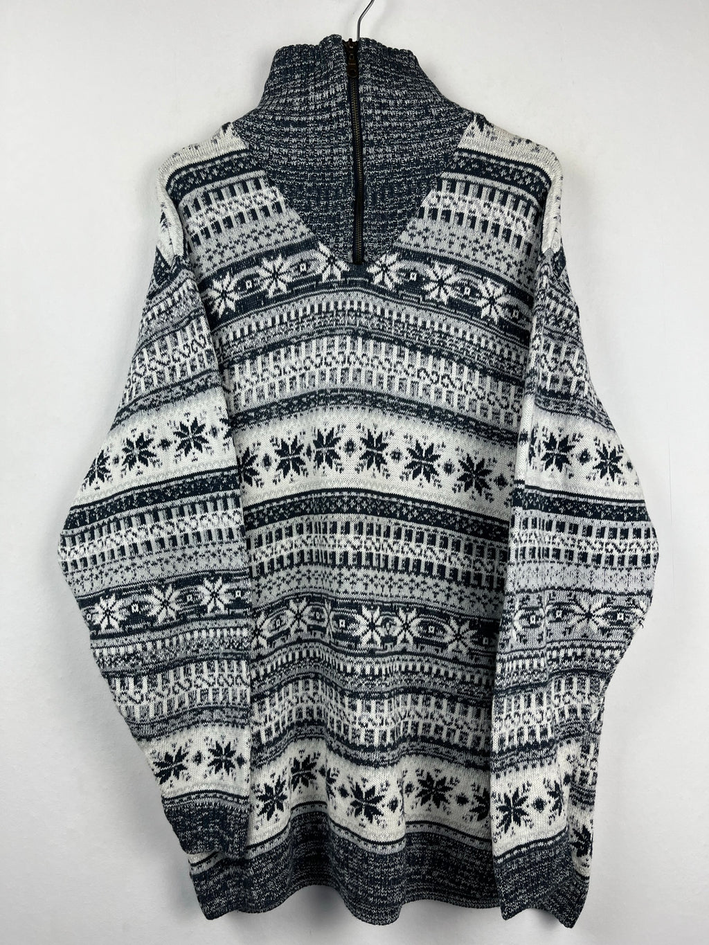 Vintage Half-Zip Sweater (L)