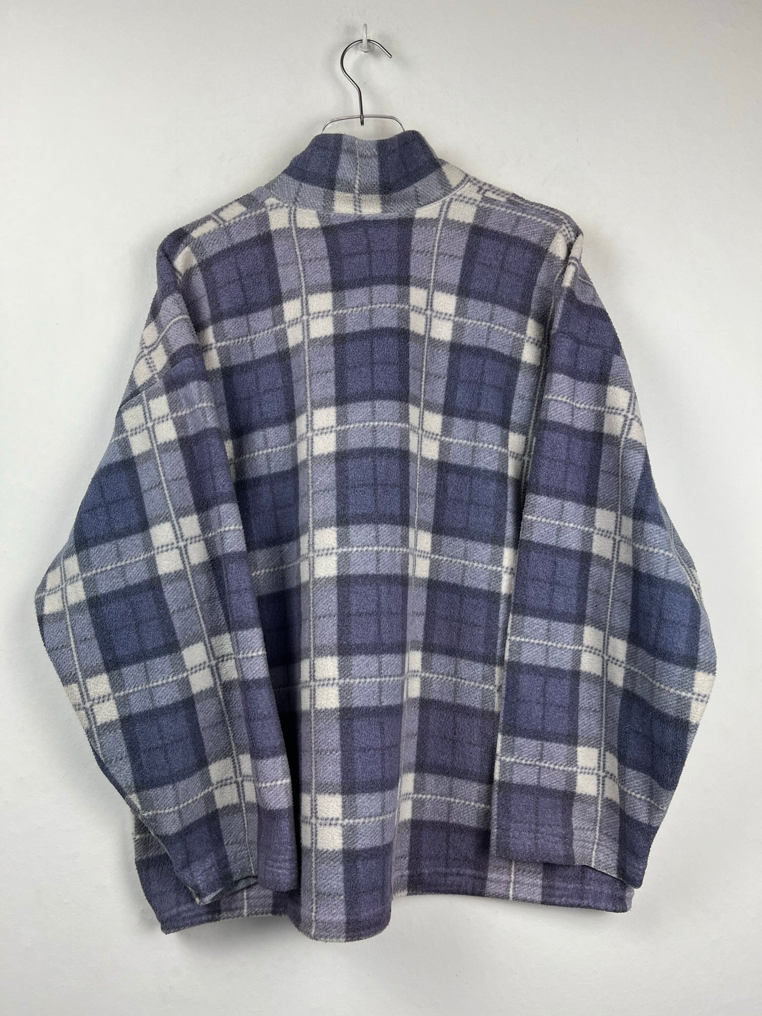 Vintage Fleece Sweatshirtjacke (L)