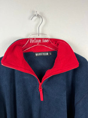 Vintage Fleece Half-Zip Sweater (L)