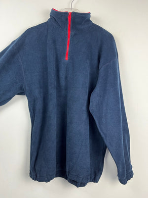 Vintage Fleece Half-Zip Sweater (L)