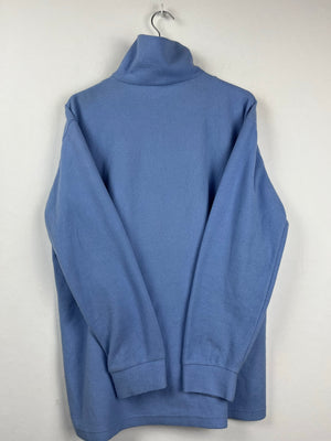 Vintage dünner Fleece Half-Zip Sweater (L)