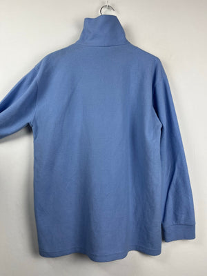 Vintage dünner Fleece Half-Zip Sweater (L)