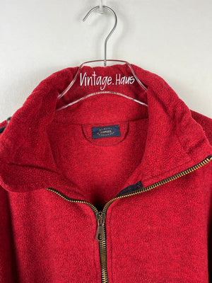 Vintage Fleece Half-Zip Sweater (XL)