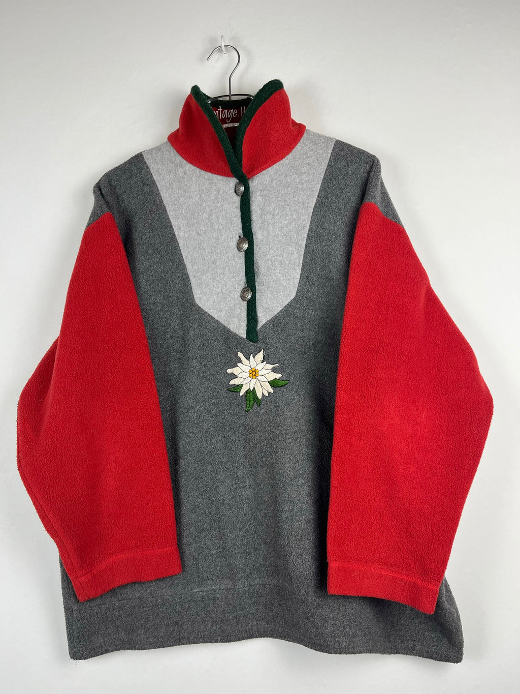 Vintage Fleece Half-Zip Sweater (XL)