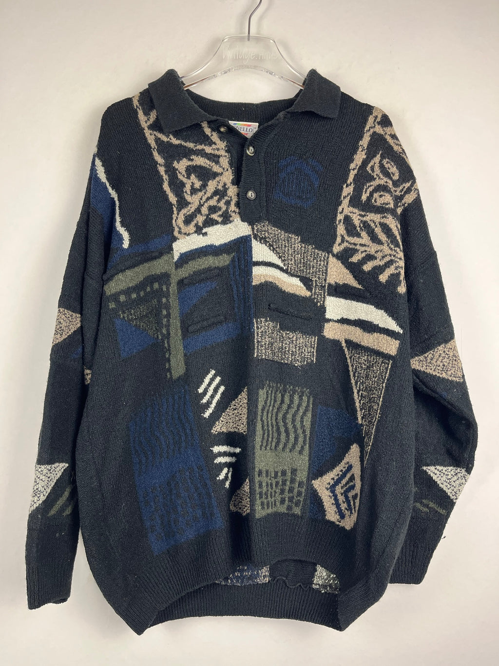 Vintage Half-Zip Sweater (XL)