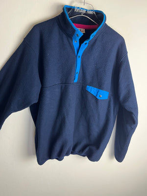 Vintage Fleece Half-Zip Sweater (L)