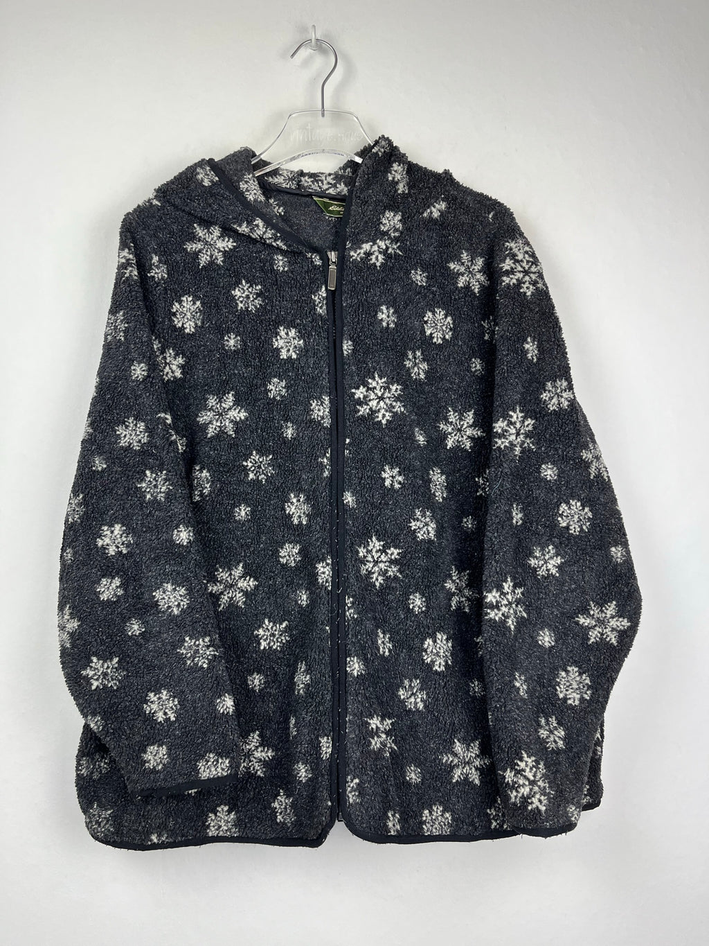 Vintage Fleece Sweatshirtjacke (XL)