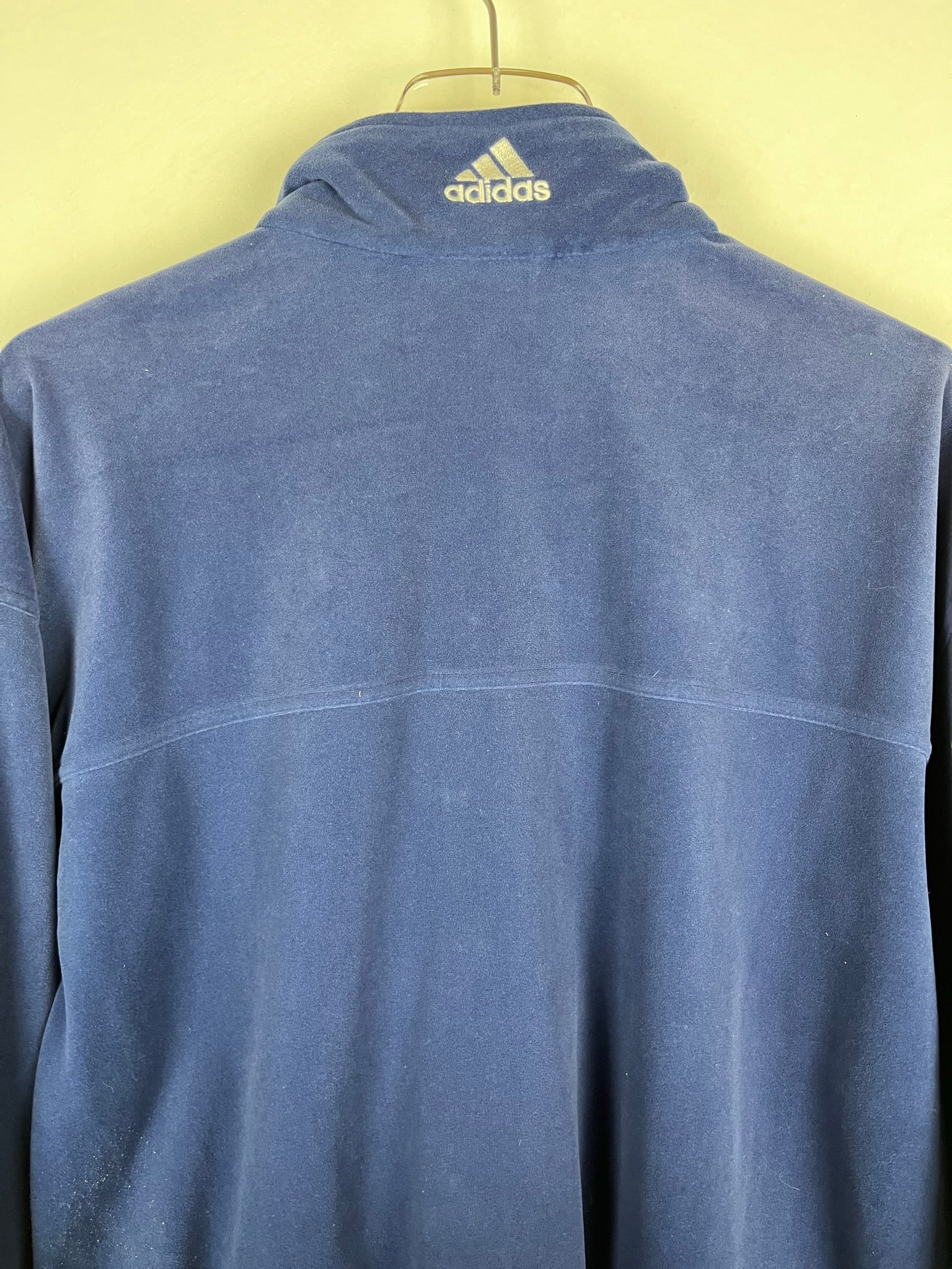 Vintage Velour Adidas Sweatshirtjacke (L)