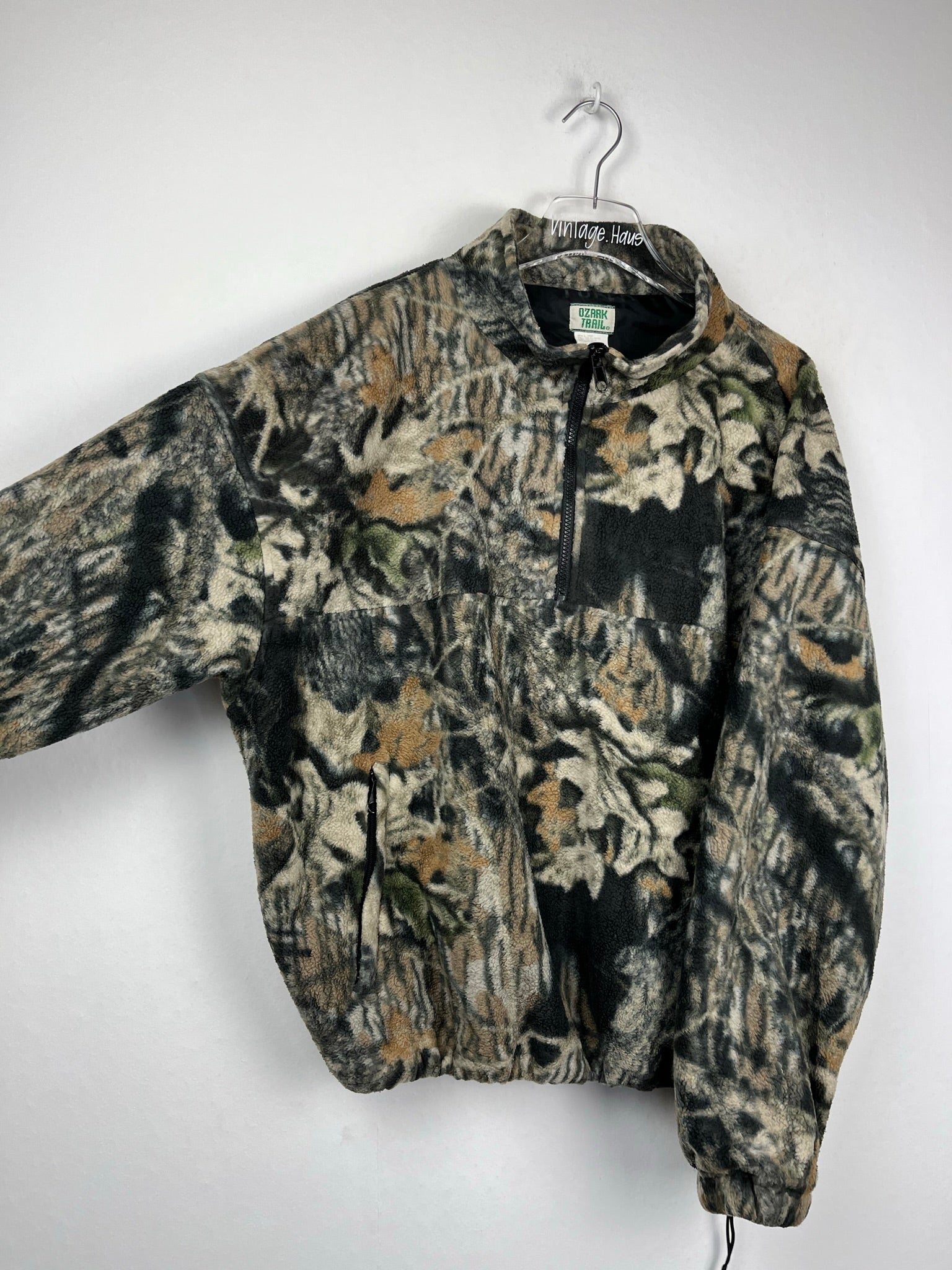 Vintage Fleece Half-Zip Sweater (M-L)