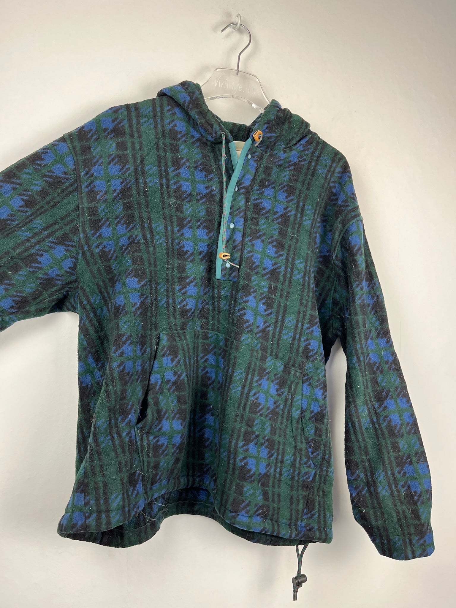 Vintage Fleece Half-Zip Pullover (M-L)