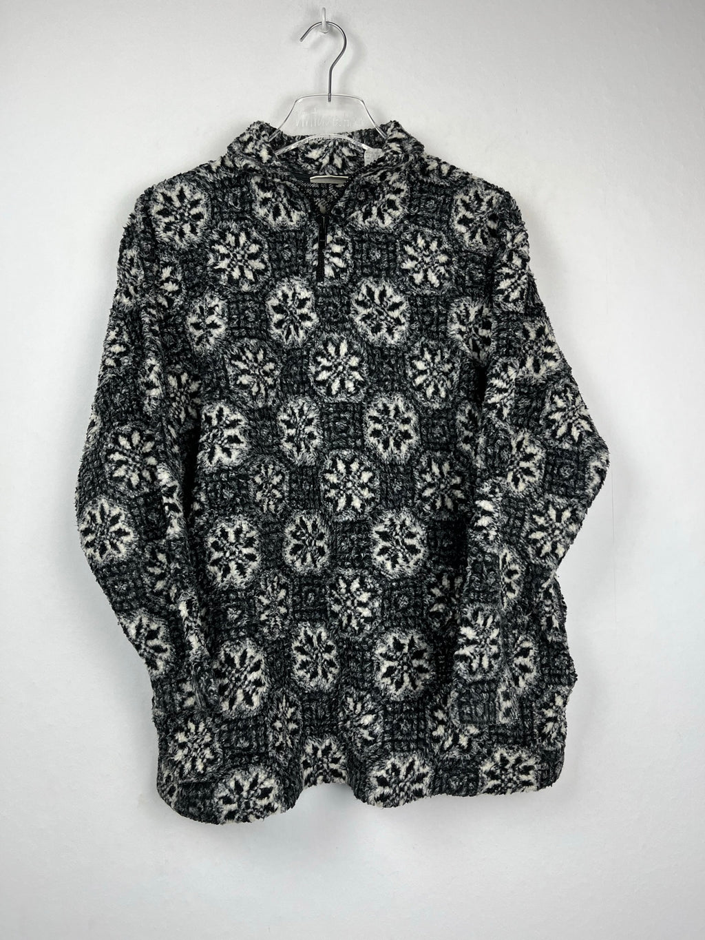 Vintage Fleece Half-Zip Sweater (M-L)