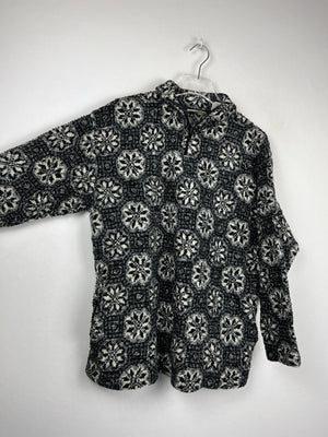 Vintage Fleece Half-Zip Sweater (M-L)