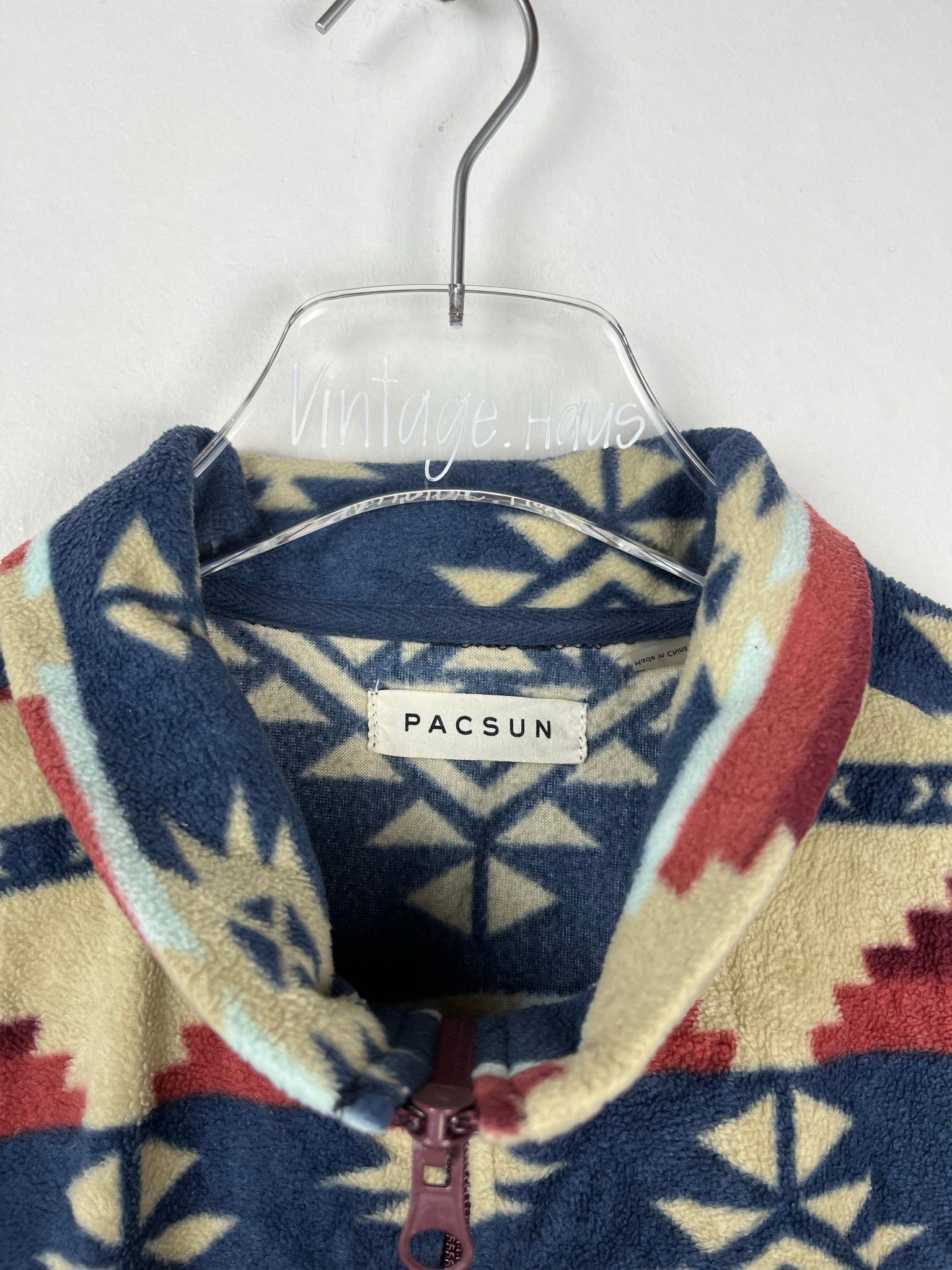 Vintage Fleece Half-Zip Sweater (L)