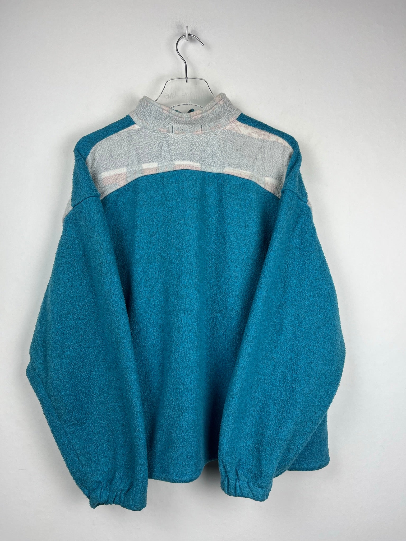 Vintage Fleece Sweatshirtjacke (M)